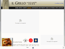 Tablet Screenshot of ilgrillo.it